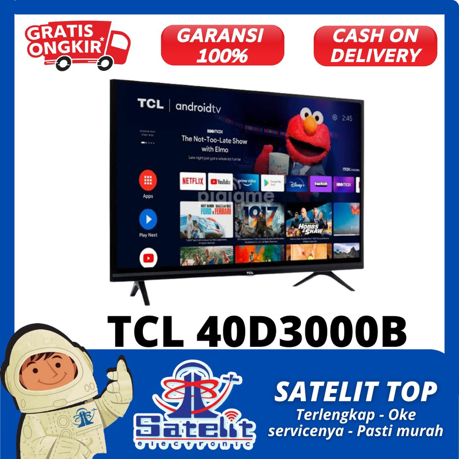 40 INCH LED TV TCL 40D3000B - Satelit Electronic